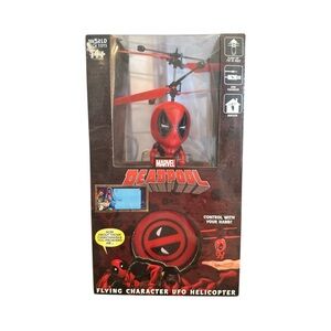 NEW SEALED Marvel Deadpool Flying Character UFO Helicopter